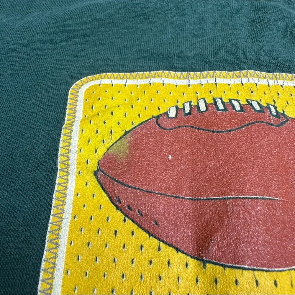 NFL Green Bay Packers Vintage 80s Short Sleeve Kids Graphic Fangear TShirt Tee